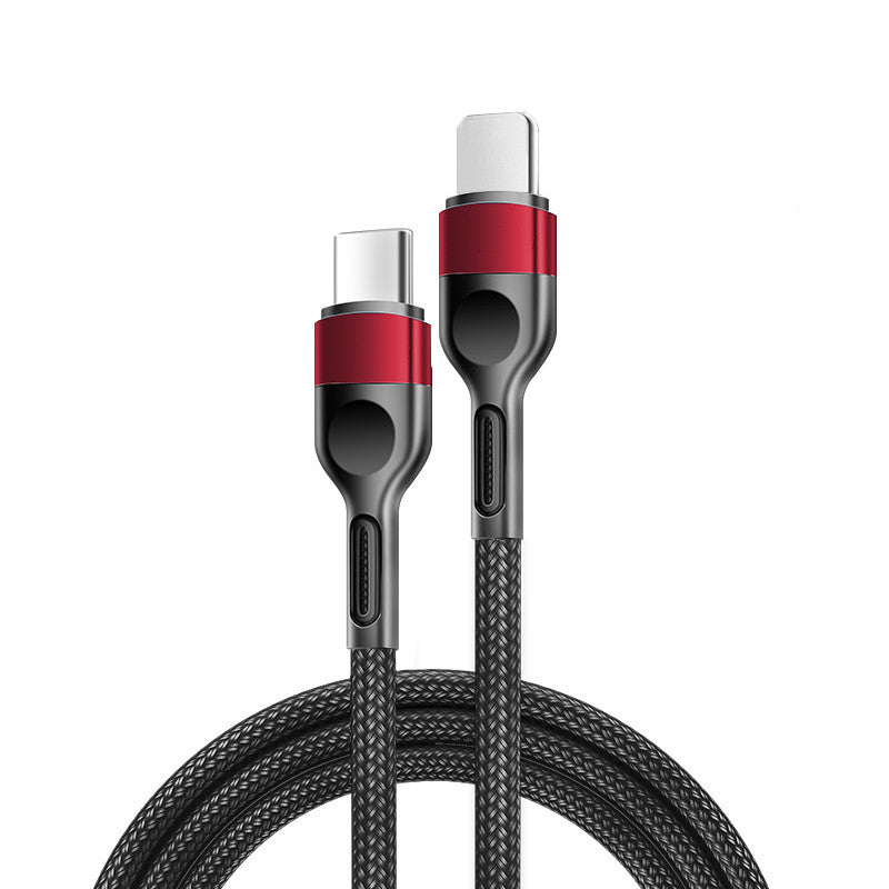 Lightning to Type-C Nylon Braided Charging Cable for iPhone 12/12 Pro/ 11 Series (3FT)