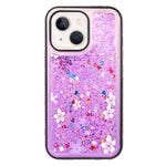 iPhone 13 mini Diamond inlaid on both sides, colorful butterfly quicksand  case