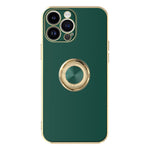 iPhone 12 Pro Max (6.7") Fashion Ring Magnetic GPS car mount Phone Holder Case
