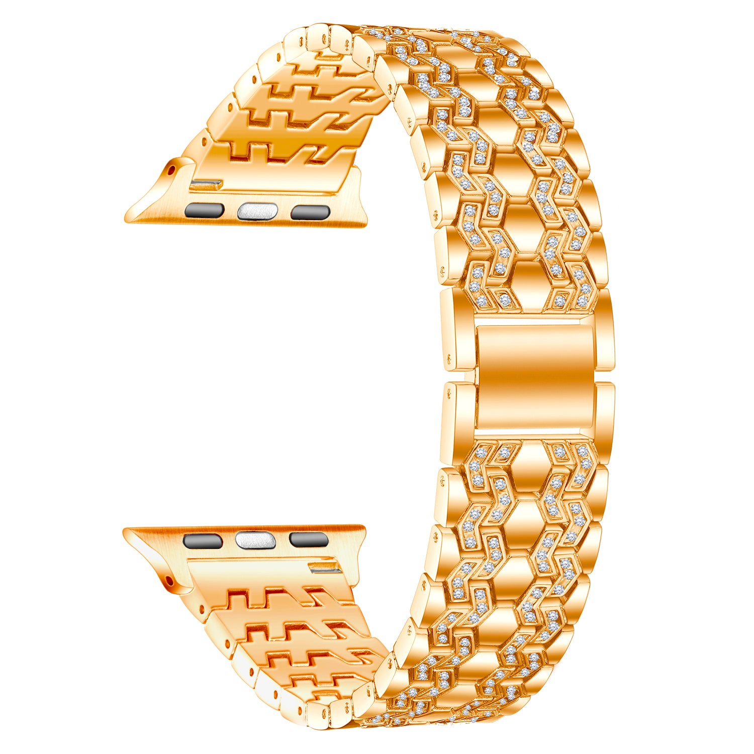 42/44/45mm Alloy jewelry watch band inlaid with diamonds for i-Watch SE/7/6/5/4/3/2/1