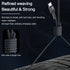 Lightning to Type-C Nylon Braided Charging Cable for iPhone 12/12 Pro/ 11 Series (3FT)