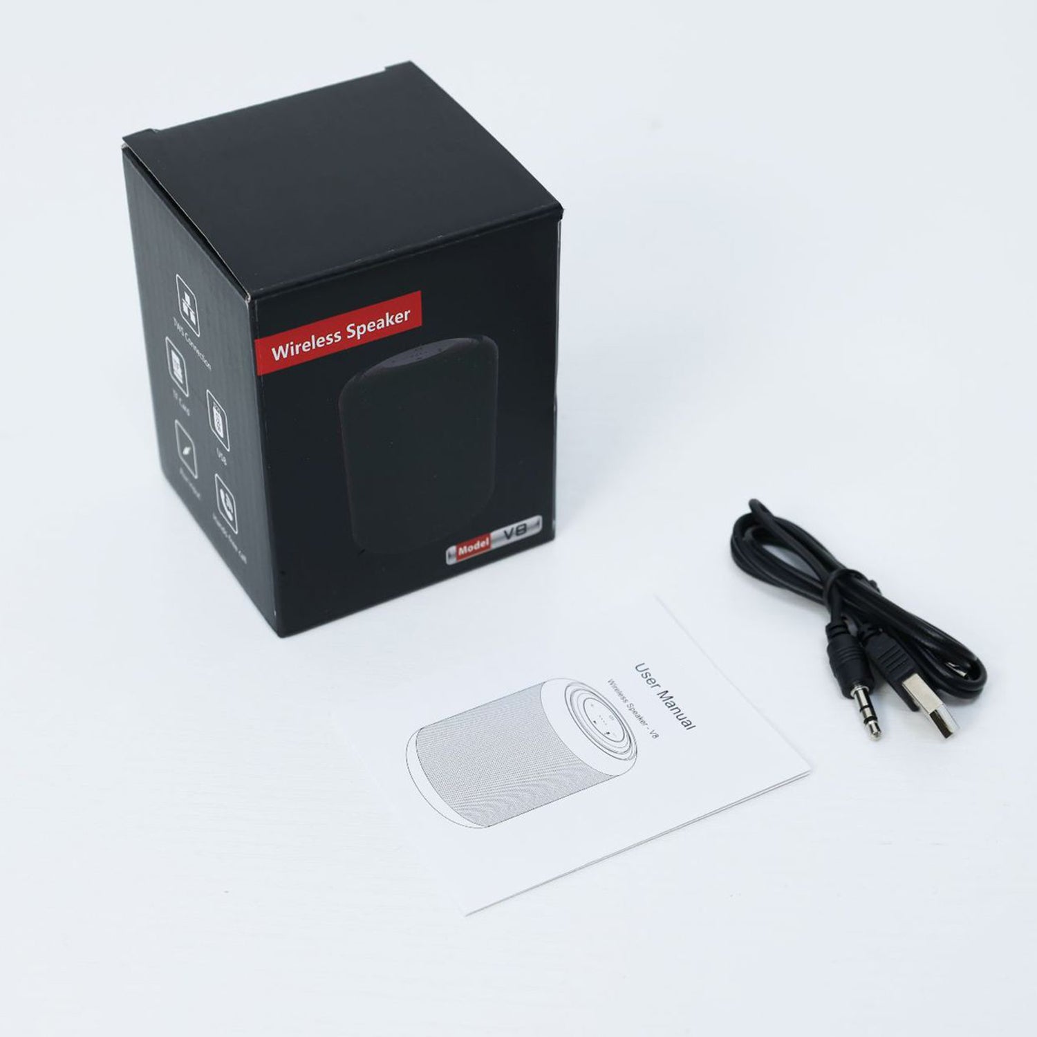 Wireless Bluetooth  insert  card U disk speaker