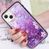 iPhone 13 mini Diamond inlaid on both sides, colorful butterfly quicksand  case
