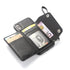 iPhone Xs Max (6.5") 2 in 1 Leather Wallet Case With 9 Credit Card Slots and Removable Back Cover 