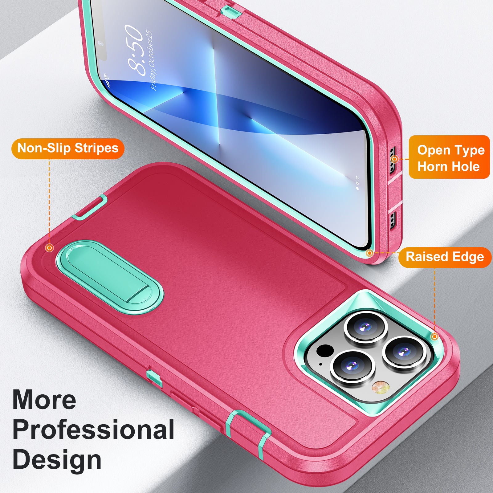 iPhone 13ProMax Kickstand anti-dropProtection Case
