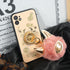 Bling Sparkle Ring Kickstand Case with OX Plush Toys for iPhone 12 Mini Case (5.4")