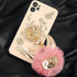 Bling Sparkle Ring Kickstand Case with OX Plush Toys for iPhone 12 Mini Case (5.4")