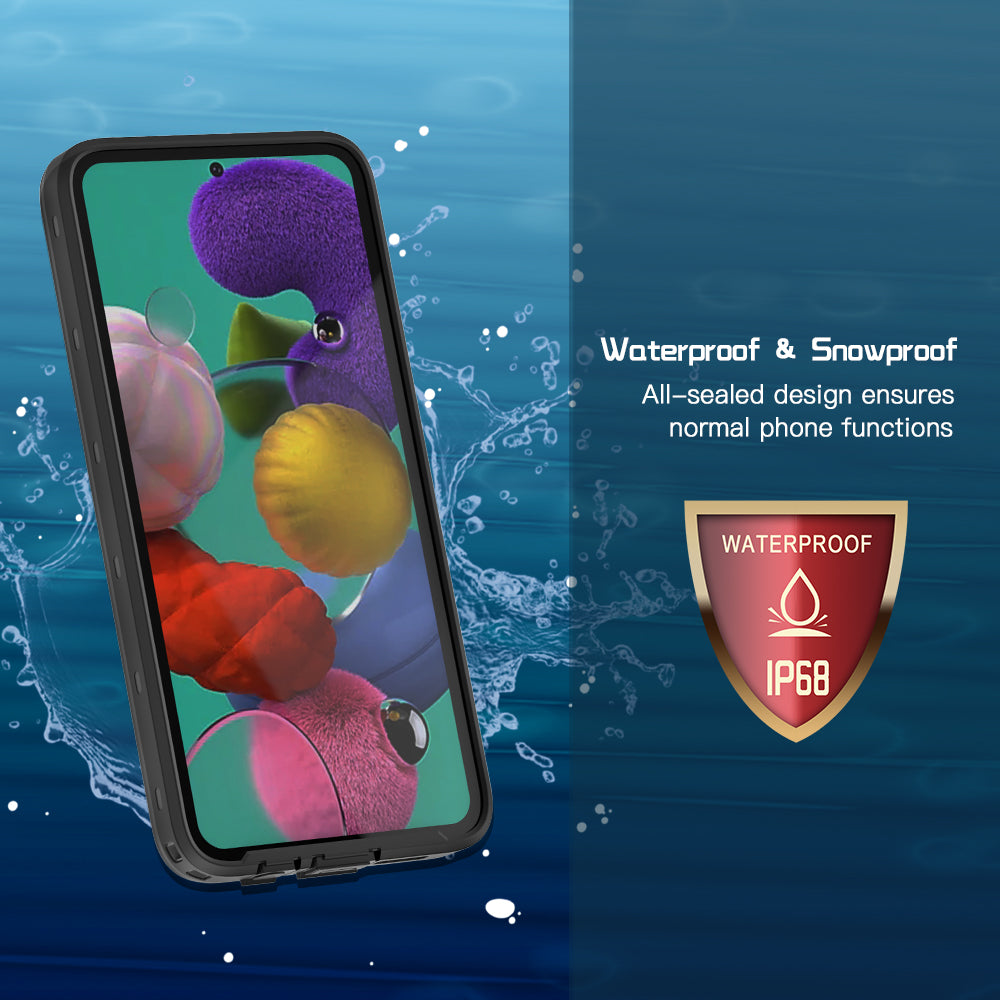 Waterproof case for Samsung Galaxy A51(4G)-Black