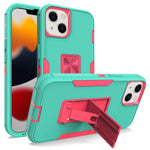 iPhone 13 mini Kickstand fully protected heavy-duty shockproof case