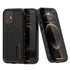 Magnetic Kickstand Red Pepper Waterproof Case for iPhone 12 (6.1") - Black