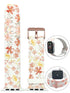 Apple Watch Series 4/3/2/1 with Silver Buckle Rubber Design Colorful Replacement i Watch Bands