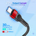 Lightning to Type-C Nylon Braided Charging Cable for iPhone 12/12 Pro/ 11 Series (3FT)