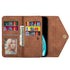 iPhone 12 Mini (5.4") 2 IN 1 Leather Wallet Case with 7 Credit Card Slots