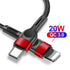 Lightning to Type-C Nylon Braided Charging Cable for iPhone 12/12 Pro/ 11 Series (3FT)
