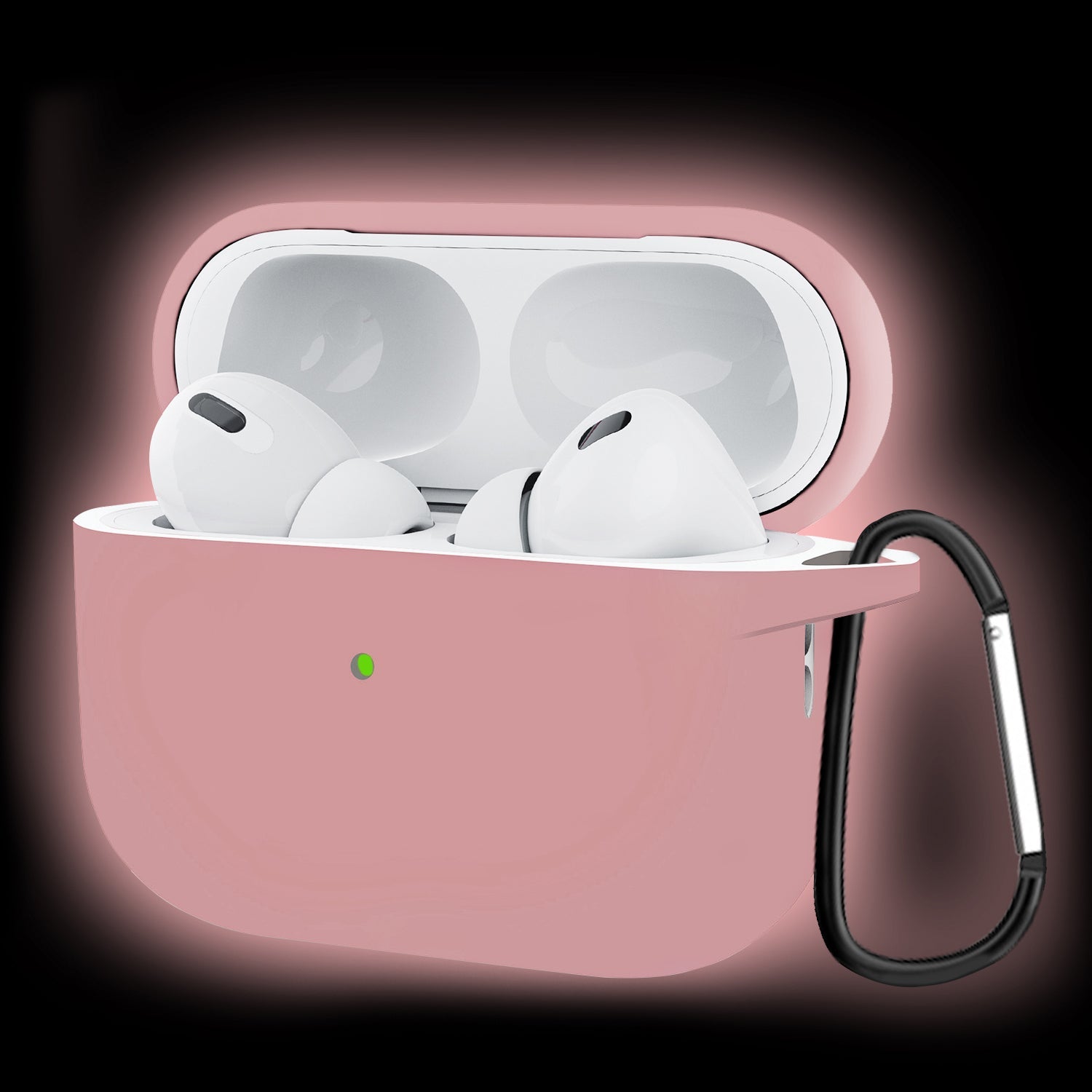 AirPods Pro (2) Case Cover with Carabiner Silicone Compatible with Apple AirPods Pro 2022