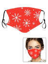 Dust-proof and cold-proof fashionable Christmas mask - Red