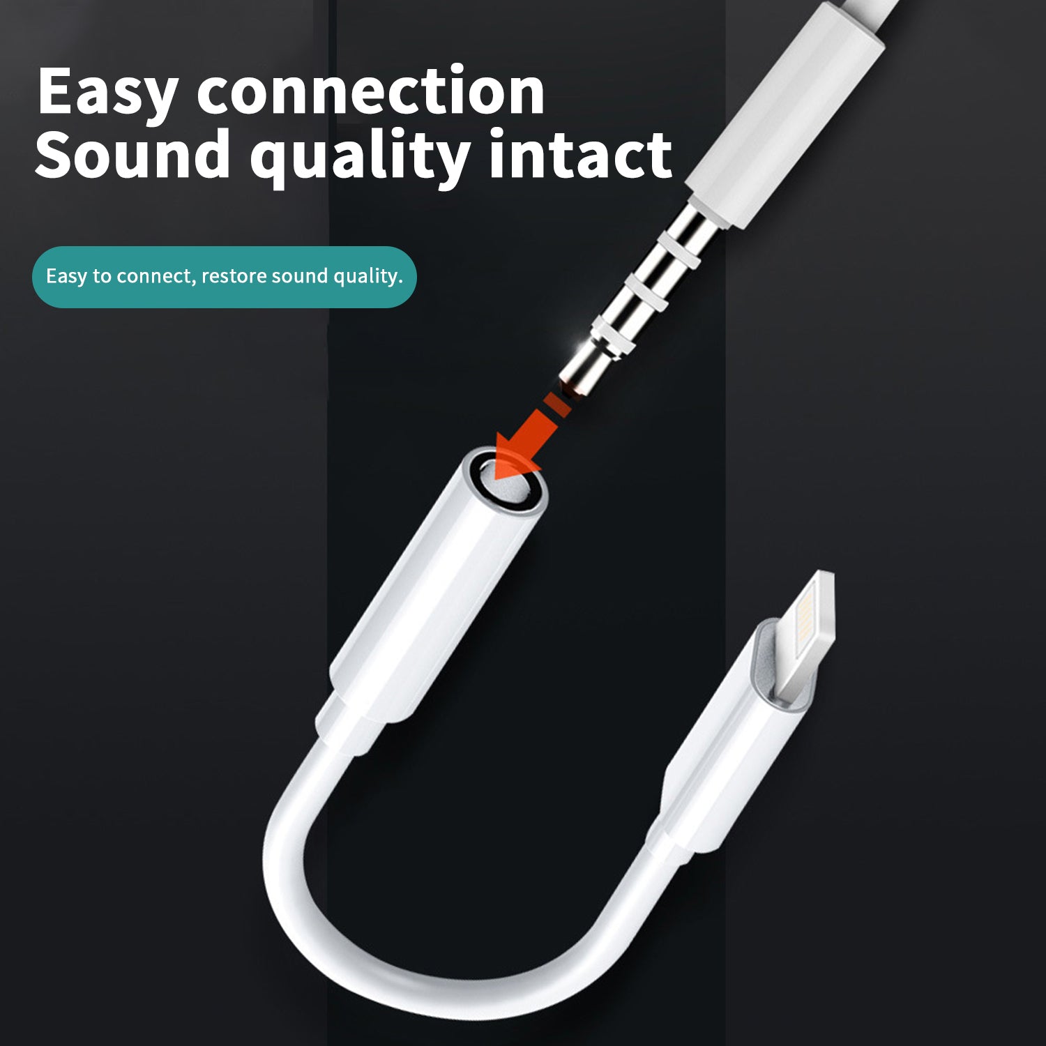 Lightning to 3.5mm Headphone Jack Adapter Connector for iPhone 11 Series/  Xs Max/ X/ XS/ 8/7/ 8 Plus/ 7 Plus