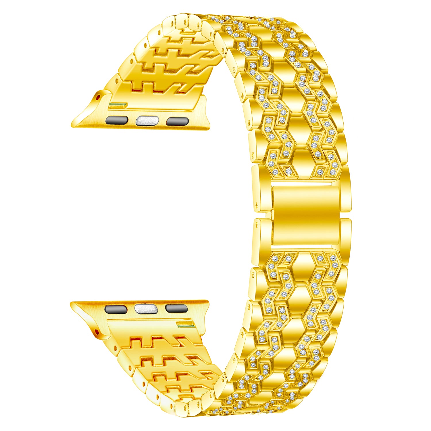 42/44/45mm Alloy jewelry watch band inlaid with diamonds for i-Watch SE/7/6/5/4/3/2/1