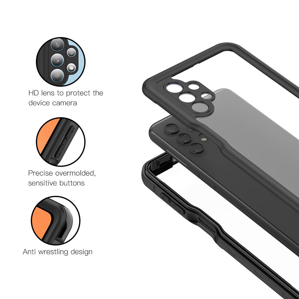 Waterproof case for Samsung Galaxy A32-Black