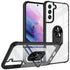Samsung Galaxy S23 Transparent acrylic material with Magnetic GPS Car Mount Phone Holder Case support on the back