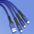 3 in 1 (iPhone/Android/Type-C) 66w super fast charging cable
