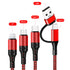 PD fast charging 5-in-1 data cable 2-in-3 charging cable