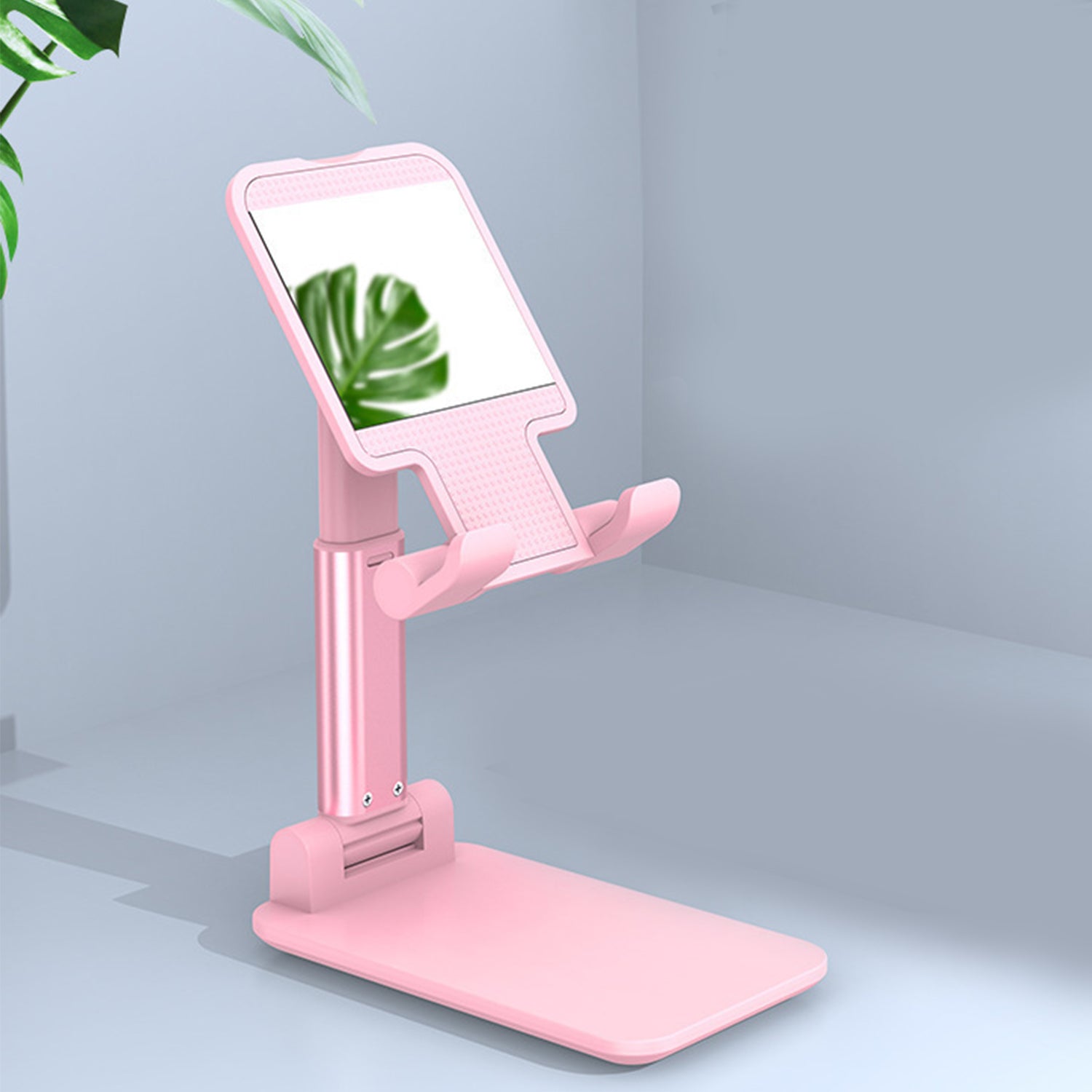 Mobile phone bracket folding and retractable