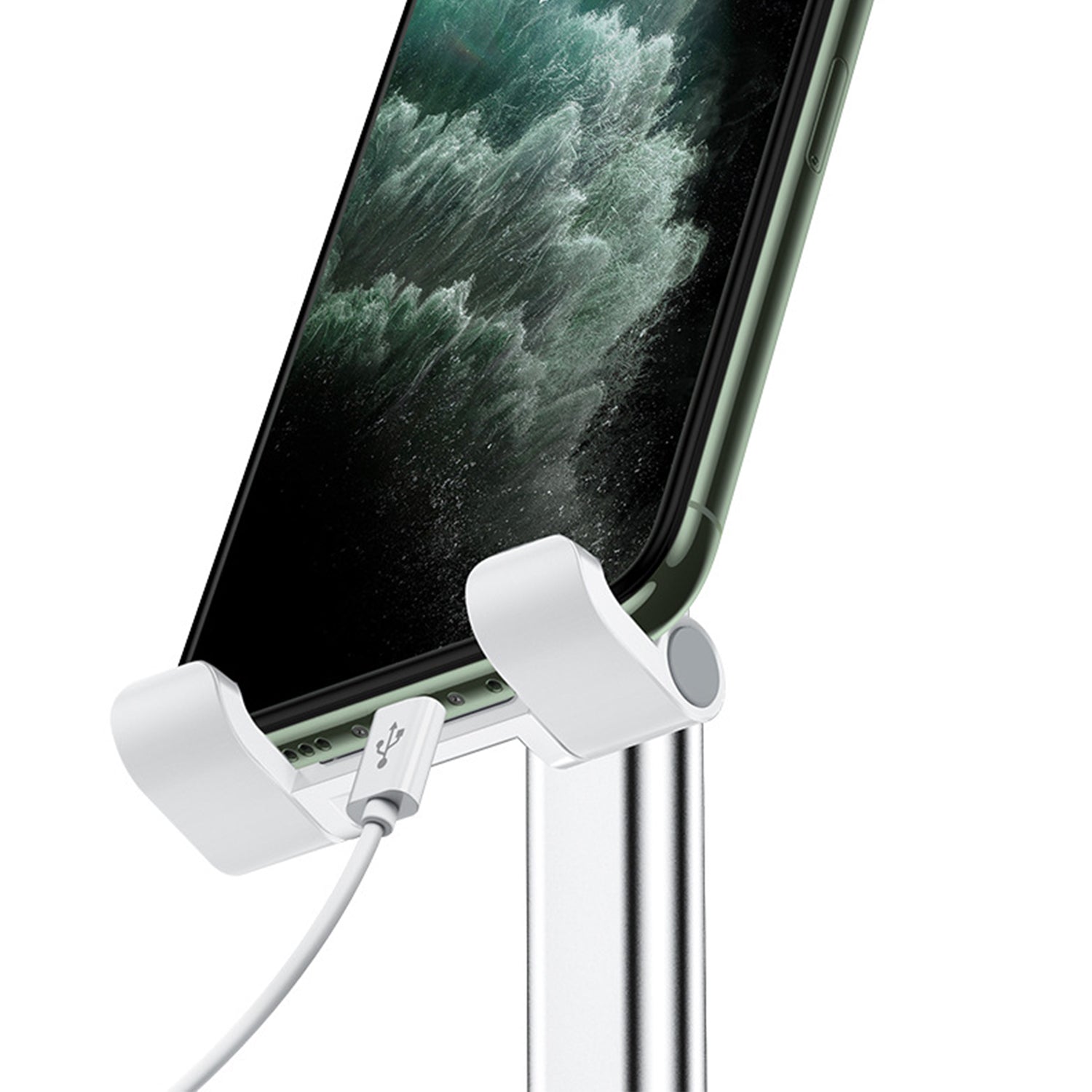 Mobile phone bracket folding and retractable