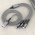 3 in 1 (iPhone/Android/Type-C) 66w super fast charging cable