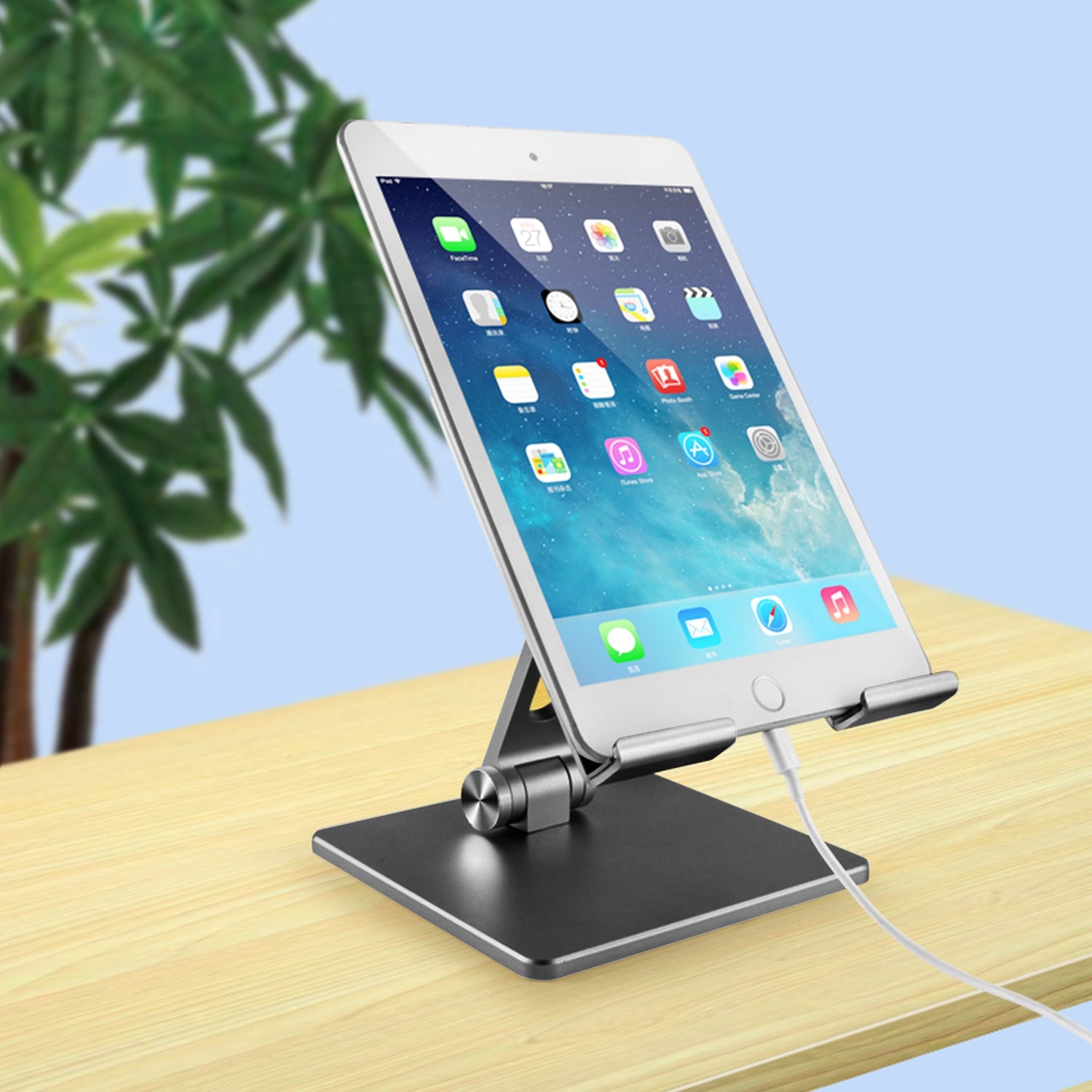 iPad folding stand for-Grey