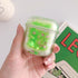 Transparent Floating Glitter Protective Case with Keychain for Airpods