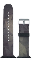 Apple Watch Series 4/3/2/1 with Silver Buckle Rubber Design Colorful Replacement i Watch Bands