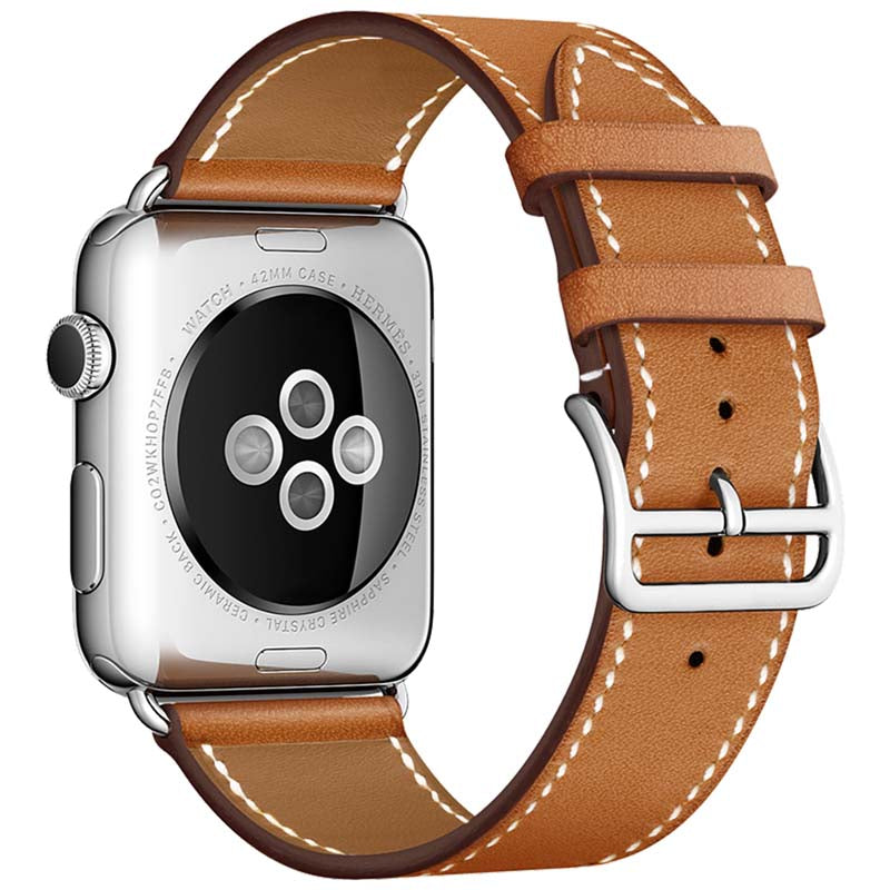 42/44/45/49 mm Color series leather strap suitable for Apple watch8/Ultra
