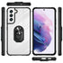 Samsung Galaxy S23 Transparent acrylic material with Magnetic GPS Car Mount Phone Holder Case support on the back