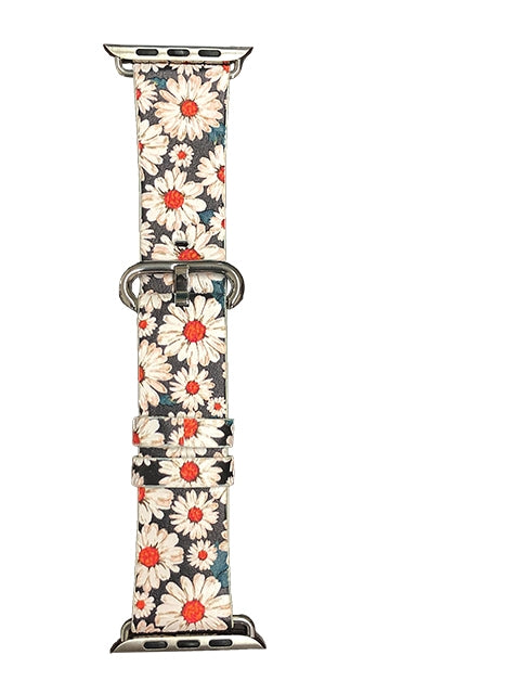 Apple Watch Series 4/3/2/1 with Silver Buckle Rubber Design Colorful Replacement i Watch Bands