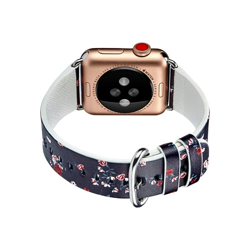 Apple Watch Series 4/3/2/1 with Silver Buckle Rubber Design Colorful Replacement i Watch Bands