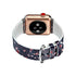 Apple Watch Series 4/3/2/1 with Silver Buckle Rubber Design Colorful Replacement i Watch Bands