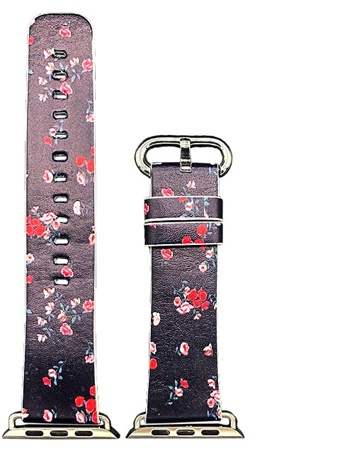 Apple Watch Series 4/3/2/1 with Silver Buckle Rubber Design Colorful Replacement i Watch Bands
