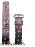 Apple Watch Series 4/3/2/1 with Silver Buckle Rubber Design Colorful Replacement i Watch Bands