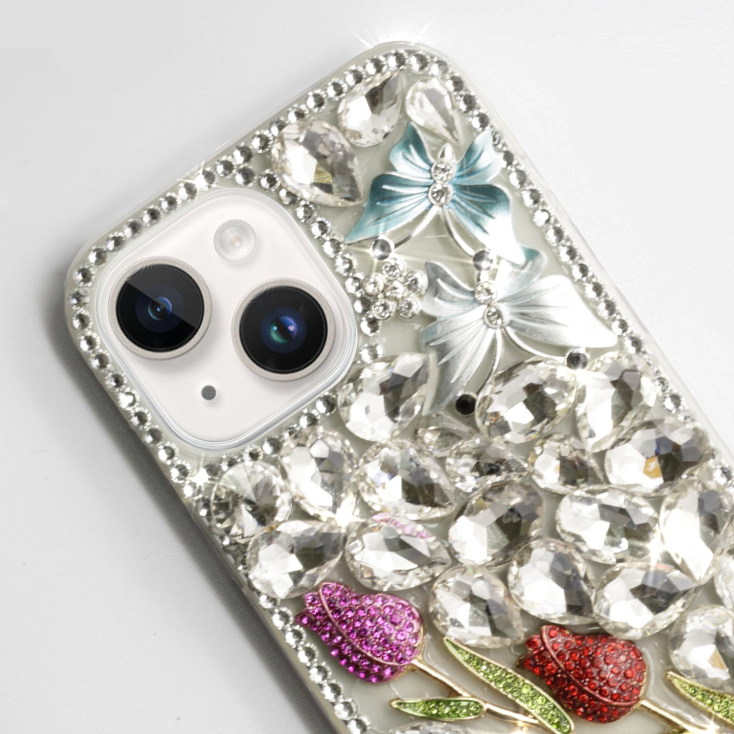 iPhone 13 Pro Max 3D diamond luxury bling bling TPU case-Pink*Lollipop