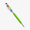 Capacitive Touch Screen Ballpoint Pen Cute Rainbow Diamond Crystal Ball Pens School Writing Supplies - Green