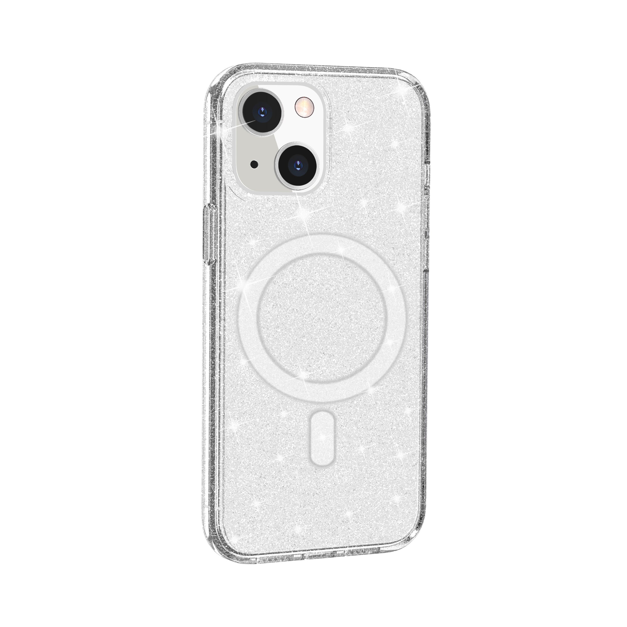 iPhone 14 Plus(6.7") Magnetic acy ttraction shiny transparenPhone Case