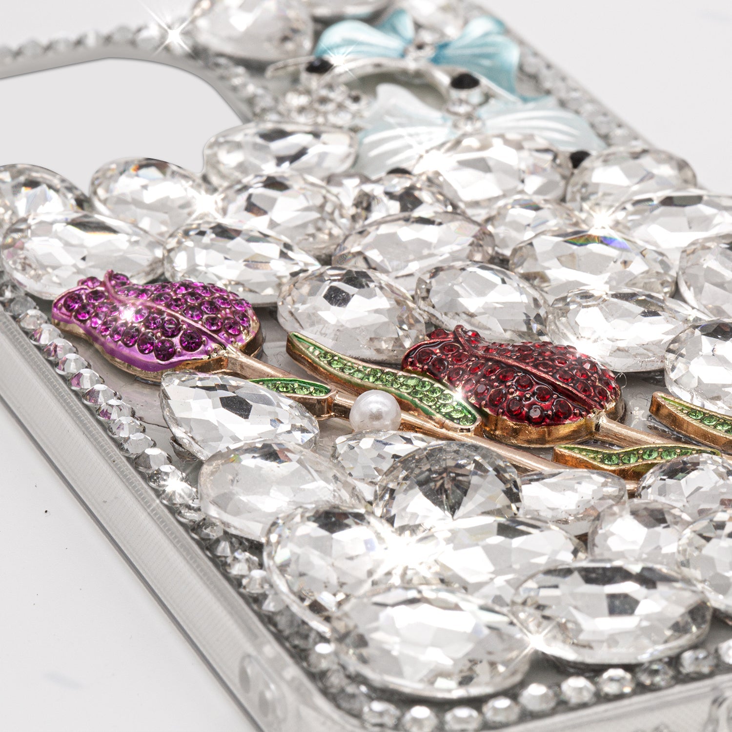 iPhone 13 Pro Max 3D diamond luxury bling bling TPU case-Pink*Lollipop