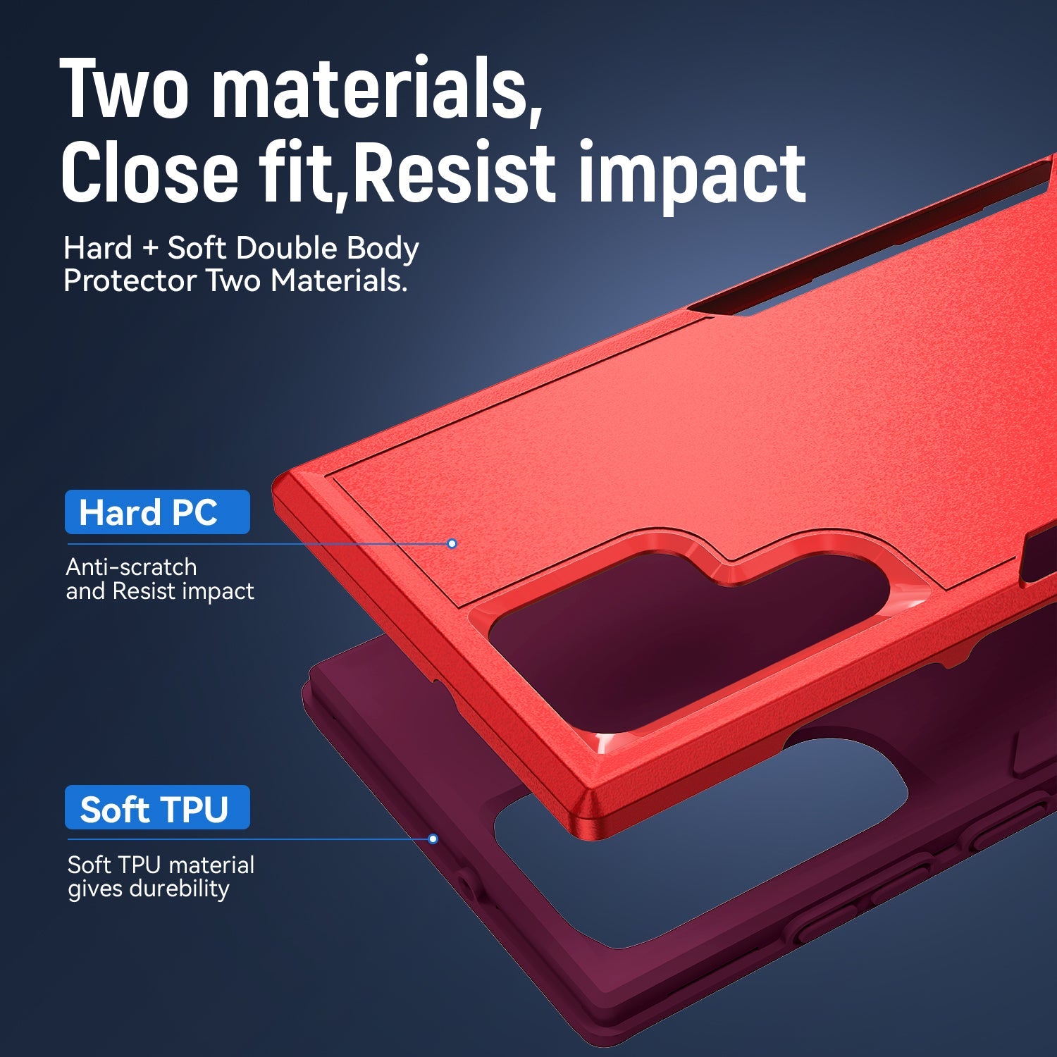 Samsung Galaxy S23 UItra Kickstand fully protected heavy-duty shockproof case