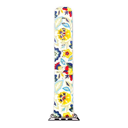 Apple Watch Series 4/3/2/1 with Silver Buckle Rubber Design Colorful Replacement i Watch Bands