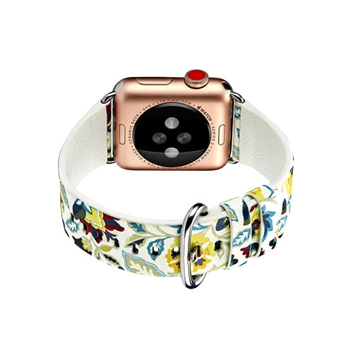Apple Watch Series 4/3/2/1 with Silver Buckle Rubber Design Colorful Replacement i Watch Bands