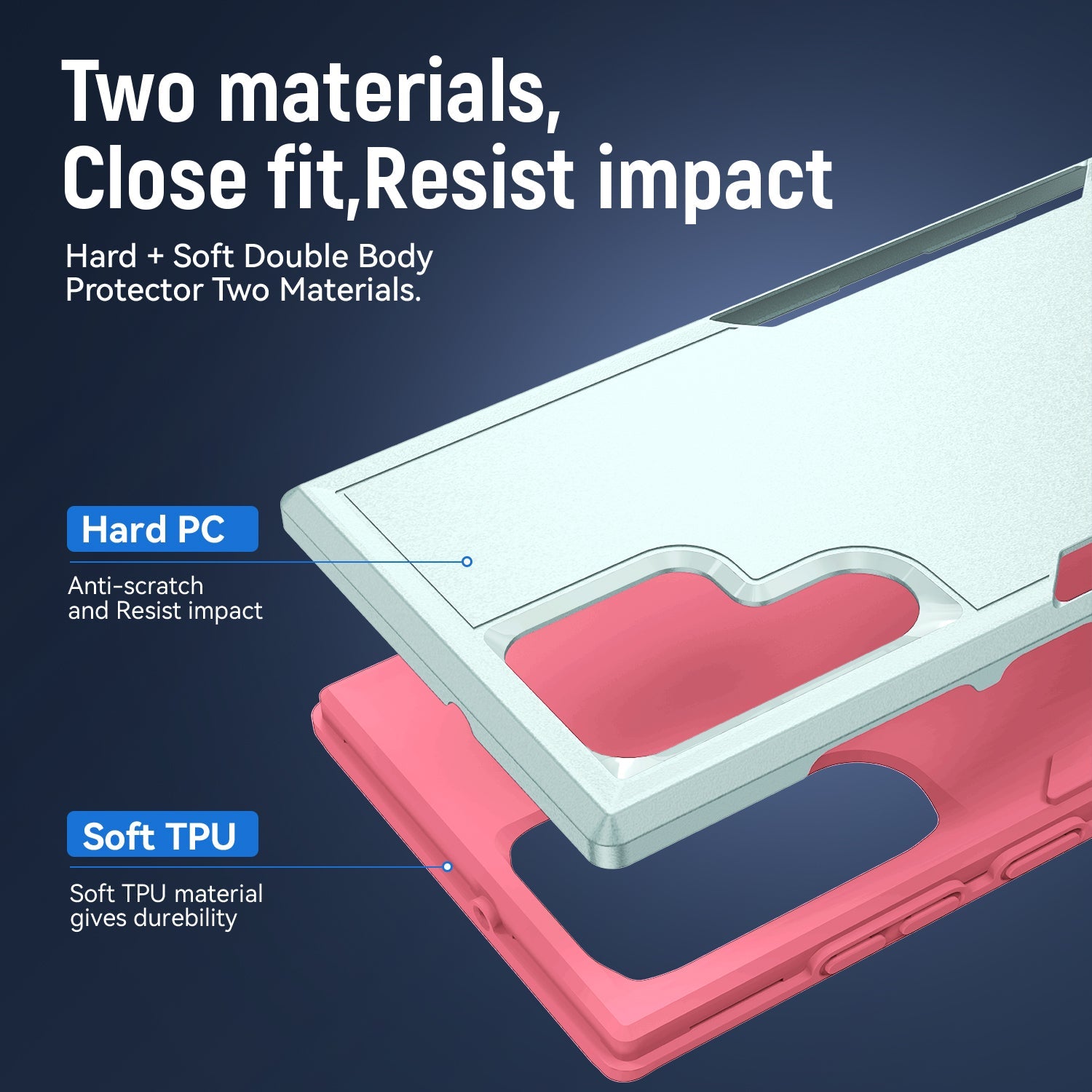 Samsung Galaxy S23 UItra Kickstand fully protected heavy-duty shockproof case