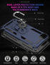 iPhone SE 3/2 dual colors ring magnetic GPS car mount Phone holder case