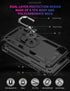 iPhone SE 3/2 dual colors ring magnetic GPS car mount Phone holder case