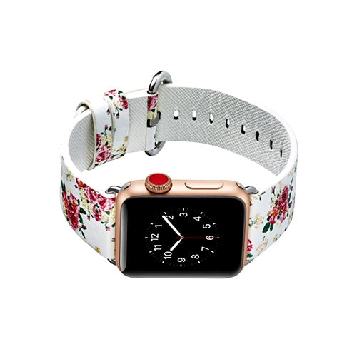 Apple Watch Series 4/3/2/1 with Silver Buckle Rubber Design Colorful Replacement i Watch Bands